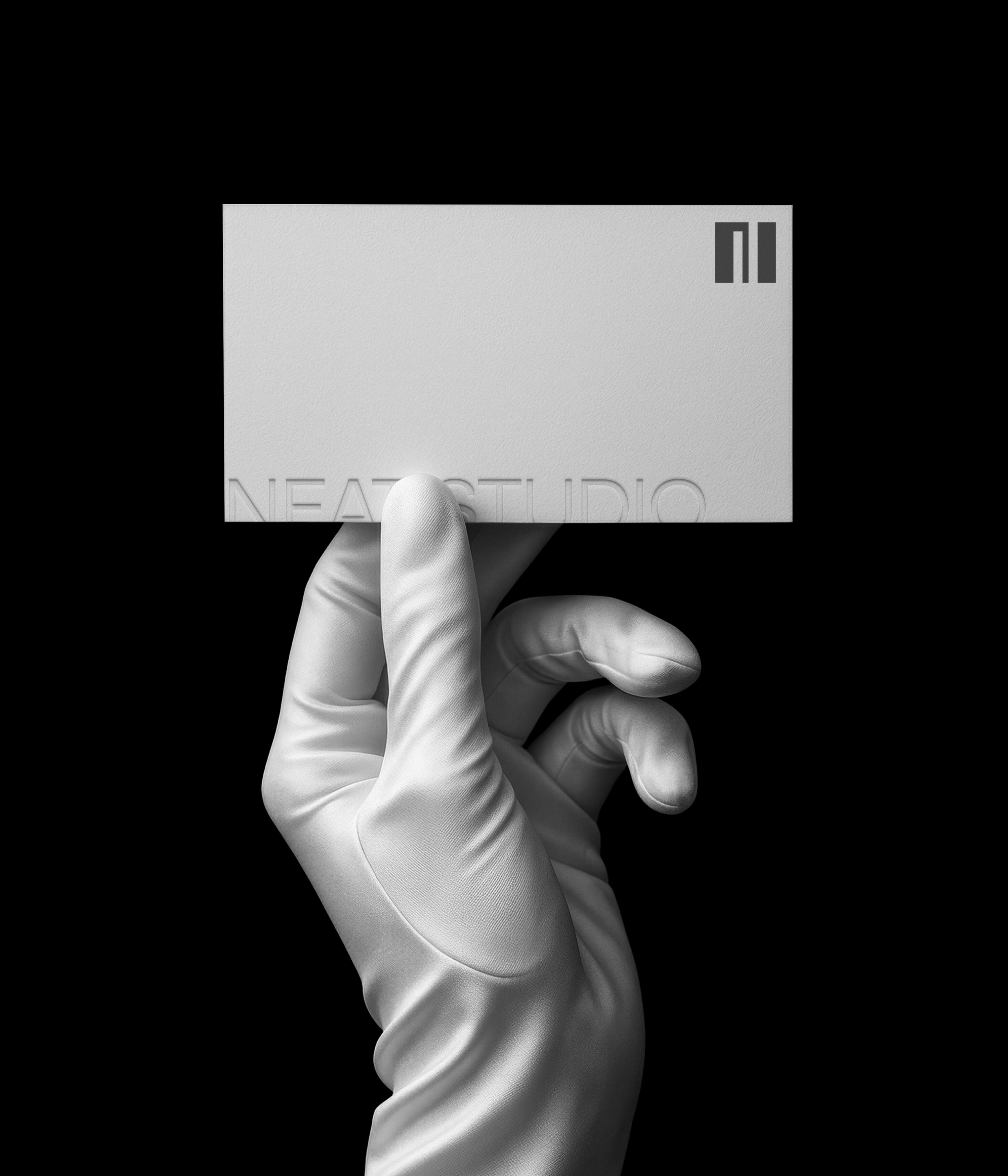Neat Studio — Carte de visite en contexte