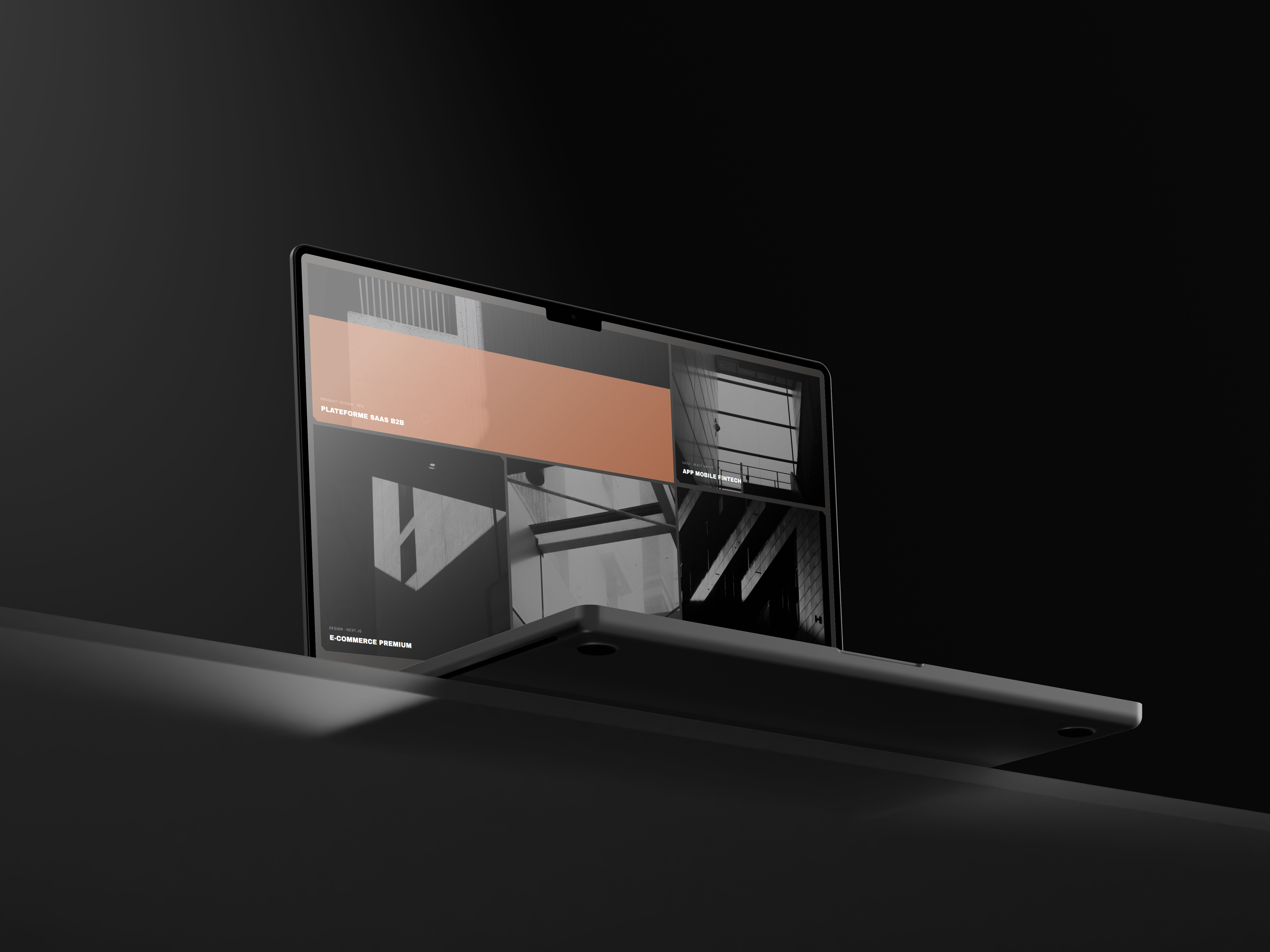 Nexa Studio — Desktop mockup